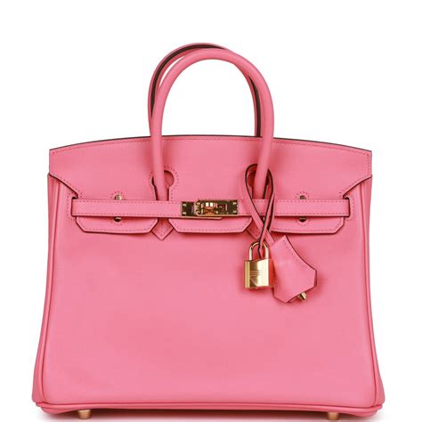 hermes birkin 25 rose azalee|HERMES Swift Birkin 25 Rose Azalee .